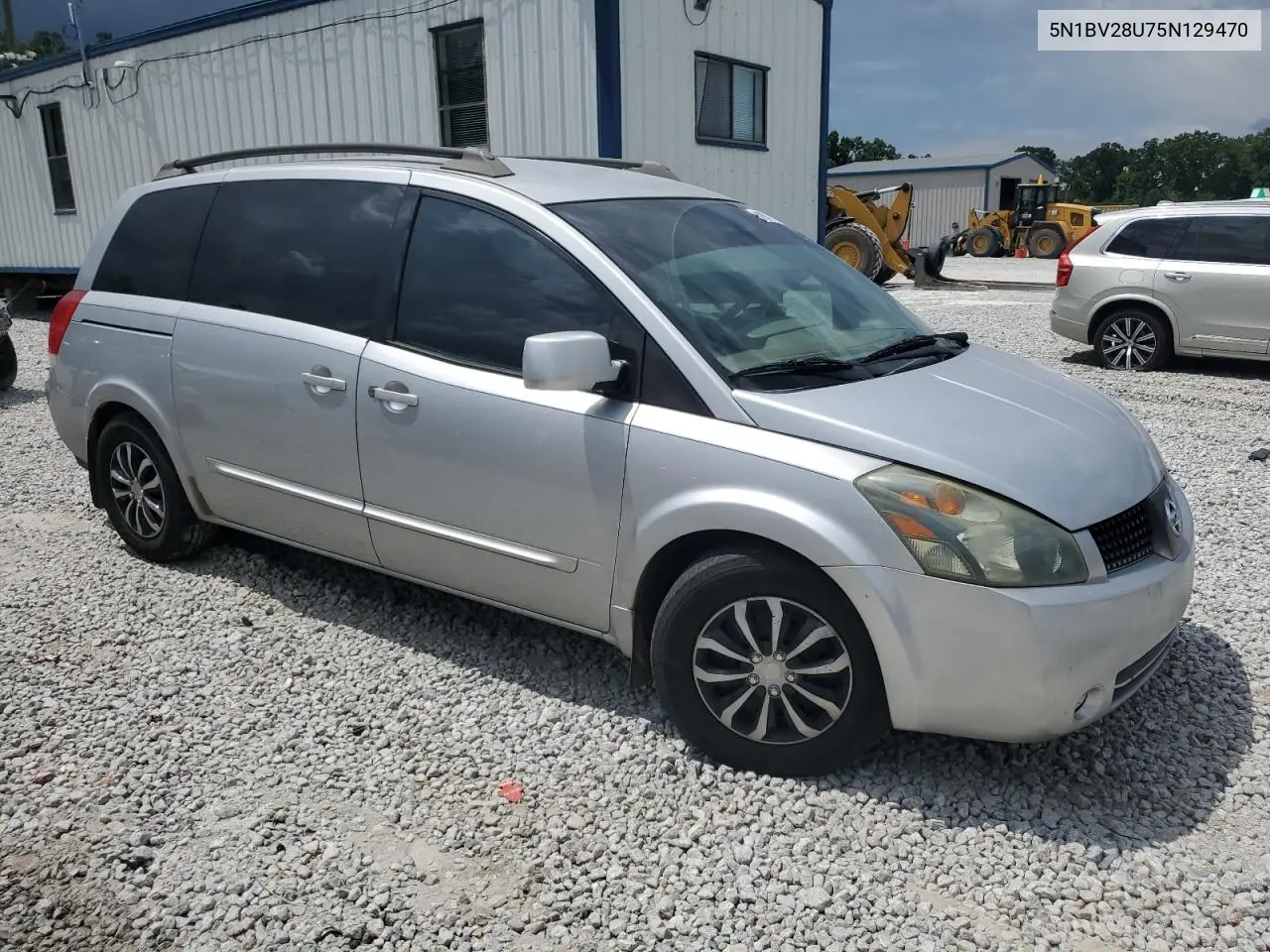 2005 Nissan Quest S VIN: 5N1BV28U75N129470 Lot: 61971655