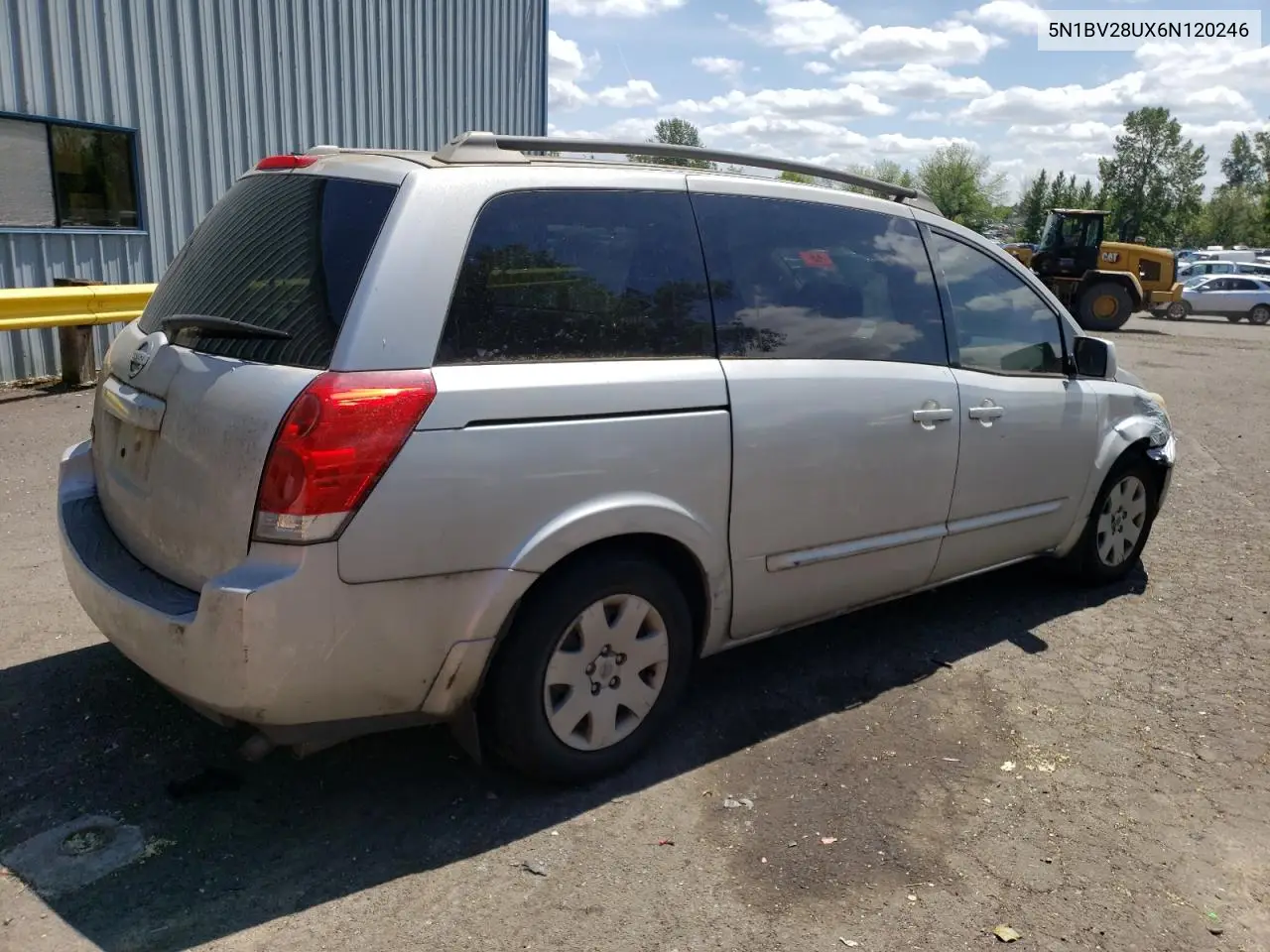 2006 Nissan Quest S VIN: 5N1BV28UX6N120246 Lot: 58083775