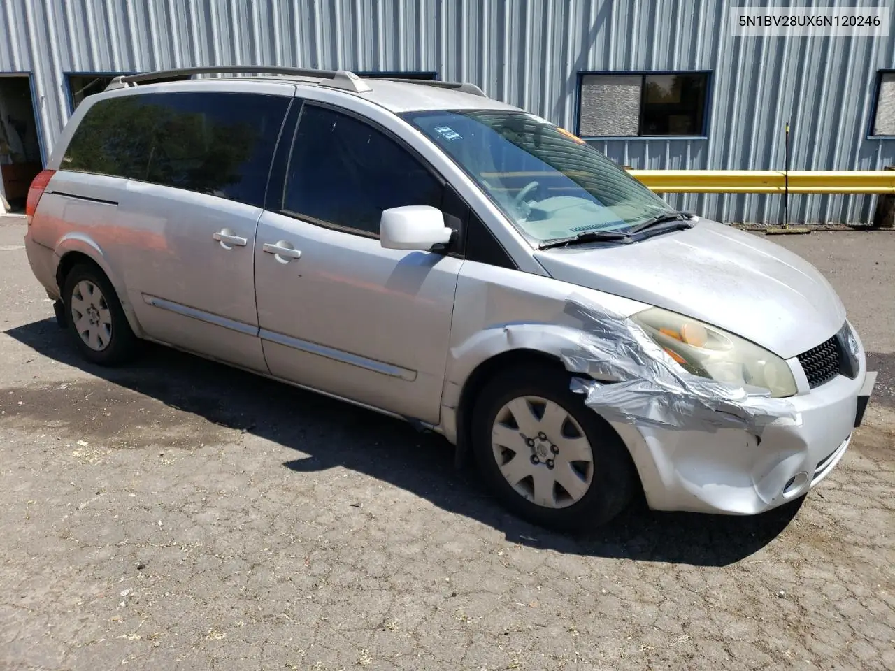 2006 Nissan Quest S VIN: 5N1BV28UX6N120246 Lot: 58083775