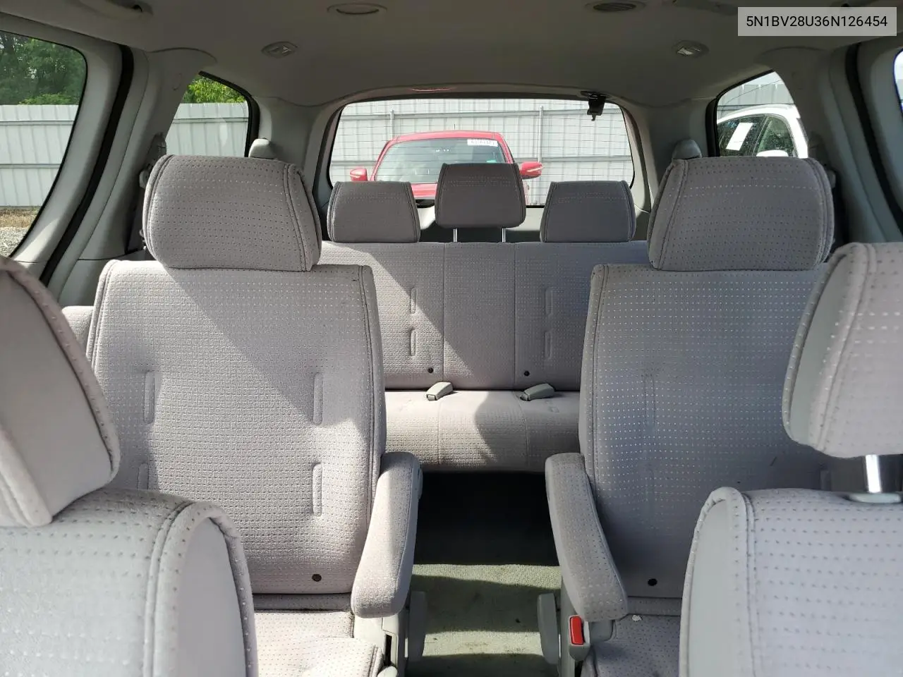 2006 Nissan Quest S VIN: 5N1BV28U36N126454 Lot: 61696175