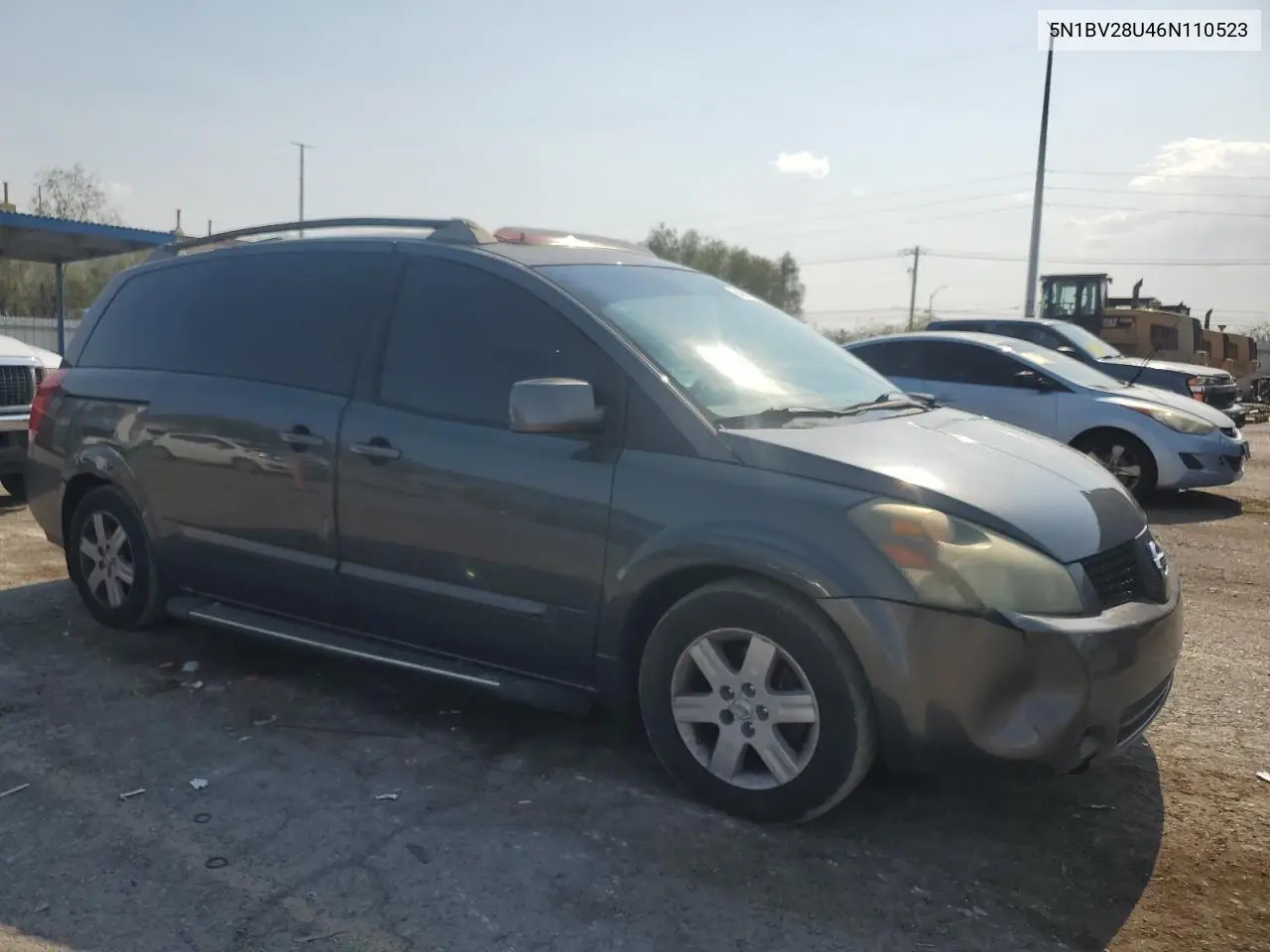 2006 Nissan Quest S VIN: 5N1BV28U46N110523 Lot: 64647165
