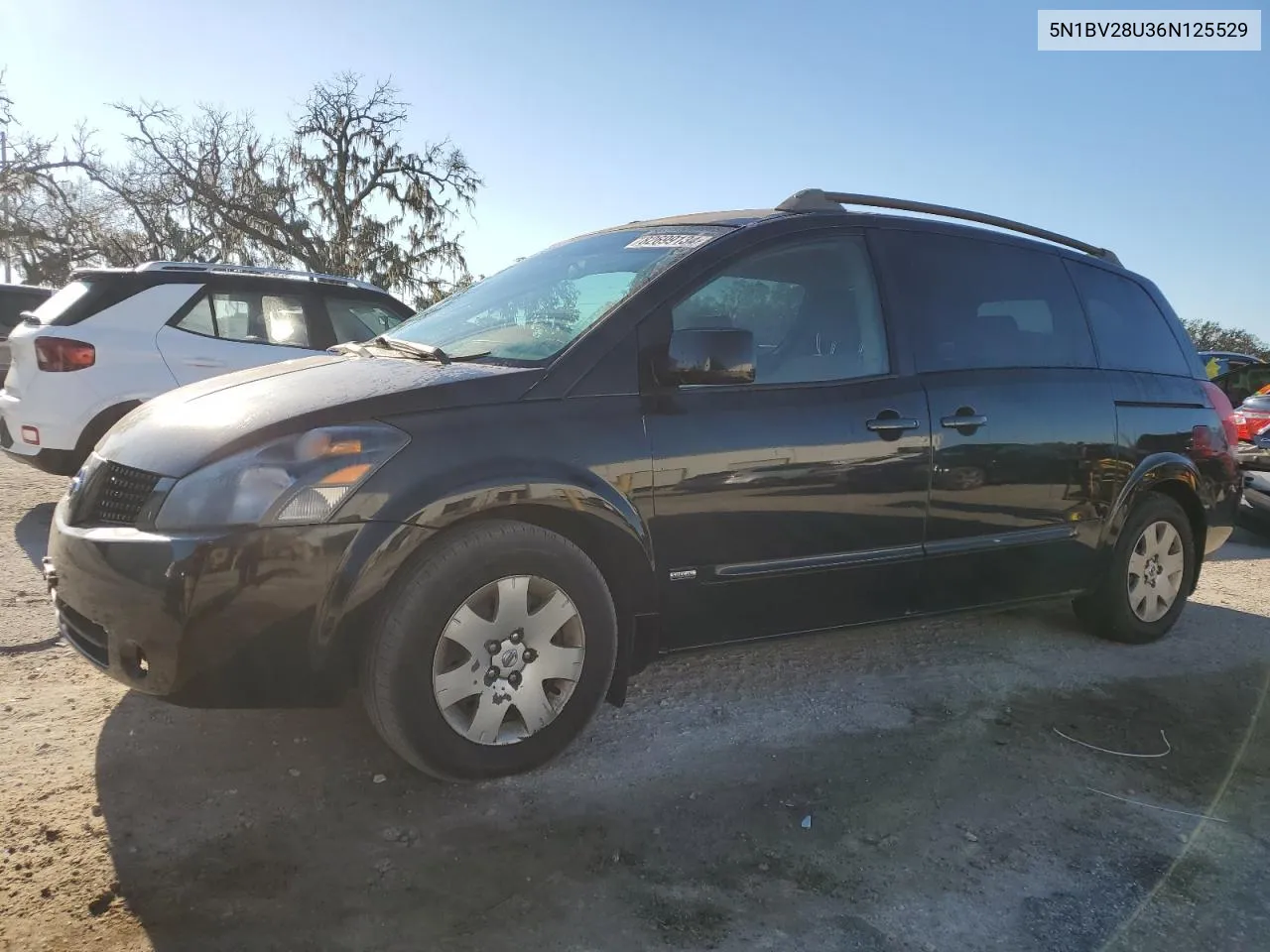2006 Nissan Quest S VIN: 5N1BV28U36N125529 Lot: 82699134