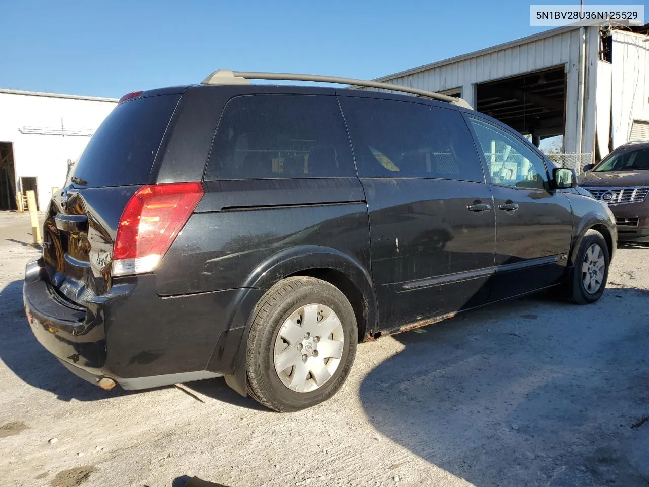 2006 Nissan Quest S VIN: 5N1BV28U36N125529 Lot: 82699134