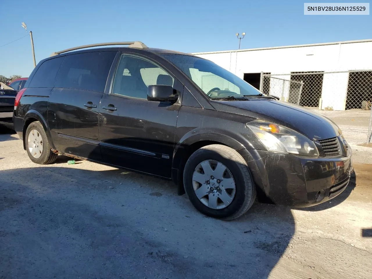 2006 Nissan Quest S VIN: 5N1BV28U36N125529 Lot: 82699134