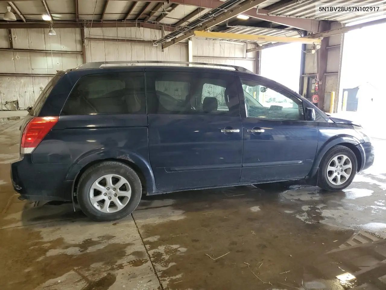 2007 Nissan Quest S VIN: 5N1BV28U57N102917 Lot: 61256475