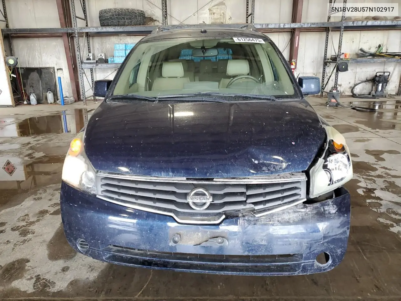 2007 Nissan Quest S VIN: 5N1BV28U57N102917 Lot: 61256475