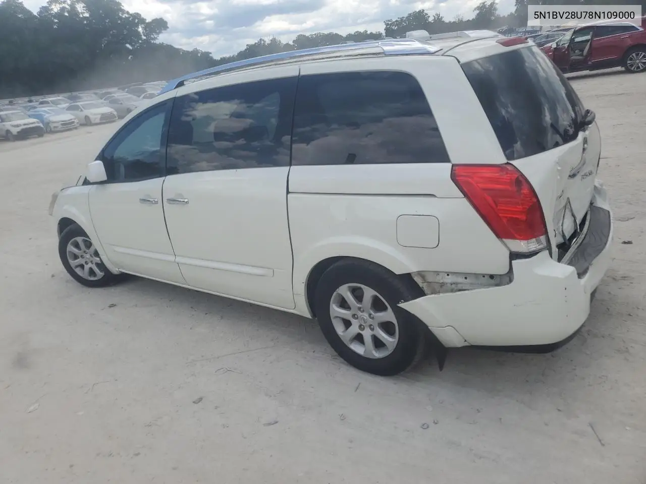 2008 Nissan Quest S VIN: 5N1BV28U78N109000 Lot: 62758225