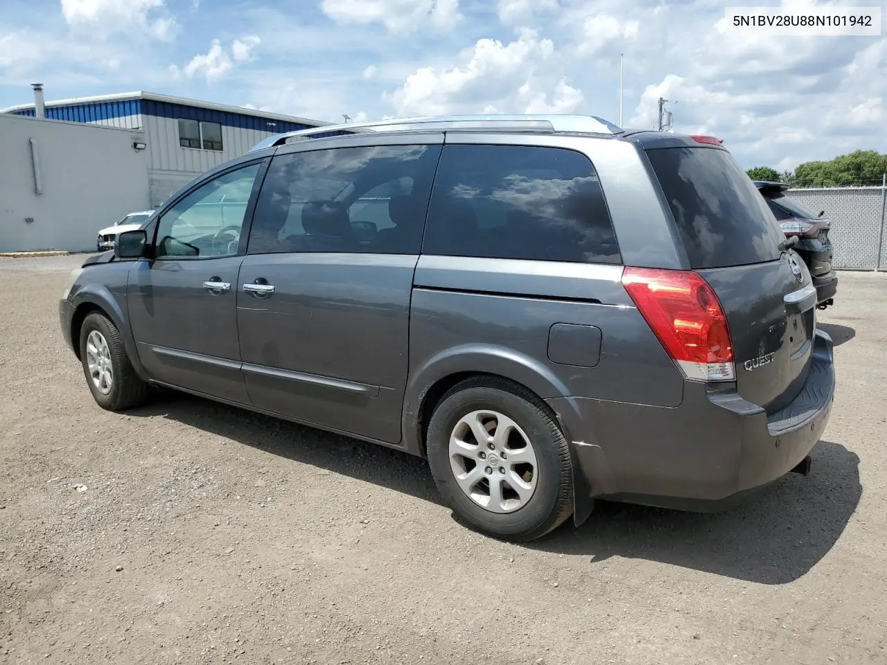 2008 Nissan Quest S VIN: 5N1BV28U88N101942 Lot: 64099605