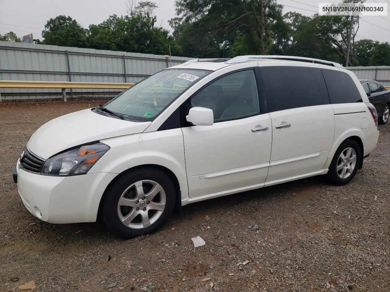 2009 Nissan Quest S VIN: 5N1BV28U69N100340 Lot: 60672765