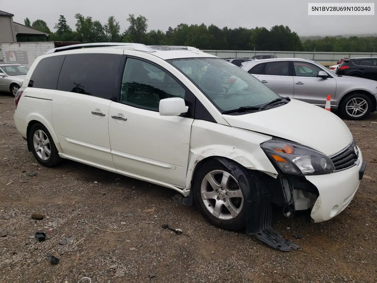 2009 Nissan Quest S VIN: 5N1BV28U69N100340 Lot: 60672765