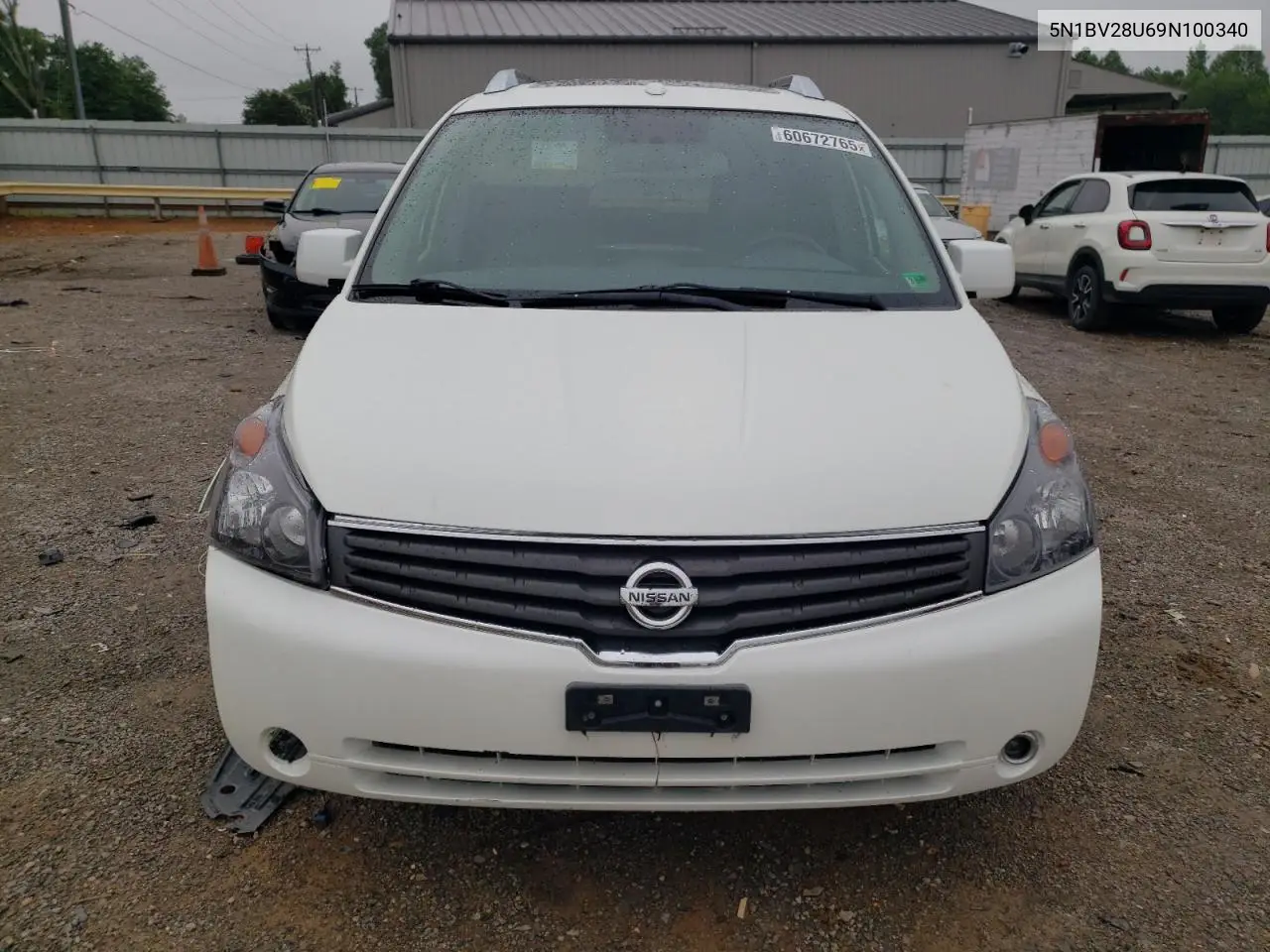 2009 Nissan Quest S VIN: 5N1BV28U69N100340 Lot: 60672765