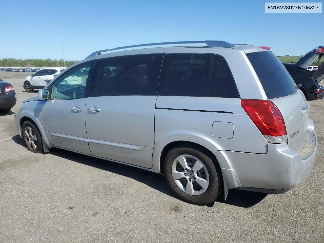 2010 Nissan Quest S VIN: 5N1BV28U27N106827 Lot: 56510625