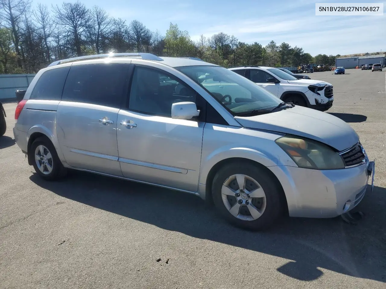2010 Nissan Quest S VIN: 5N1BV28U27N106827 Lot: 56510625
