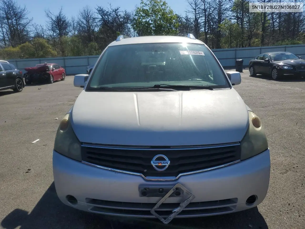 2010 Nissan Quest S VIN: 5N1BV28U27N106827 Lot: 56510625