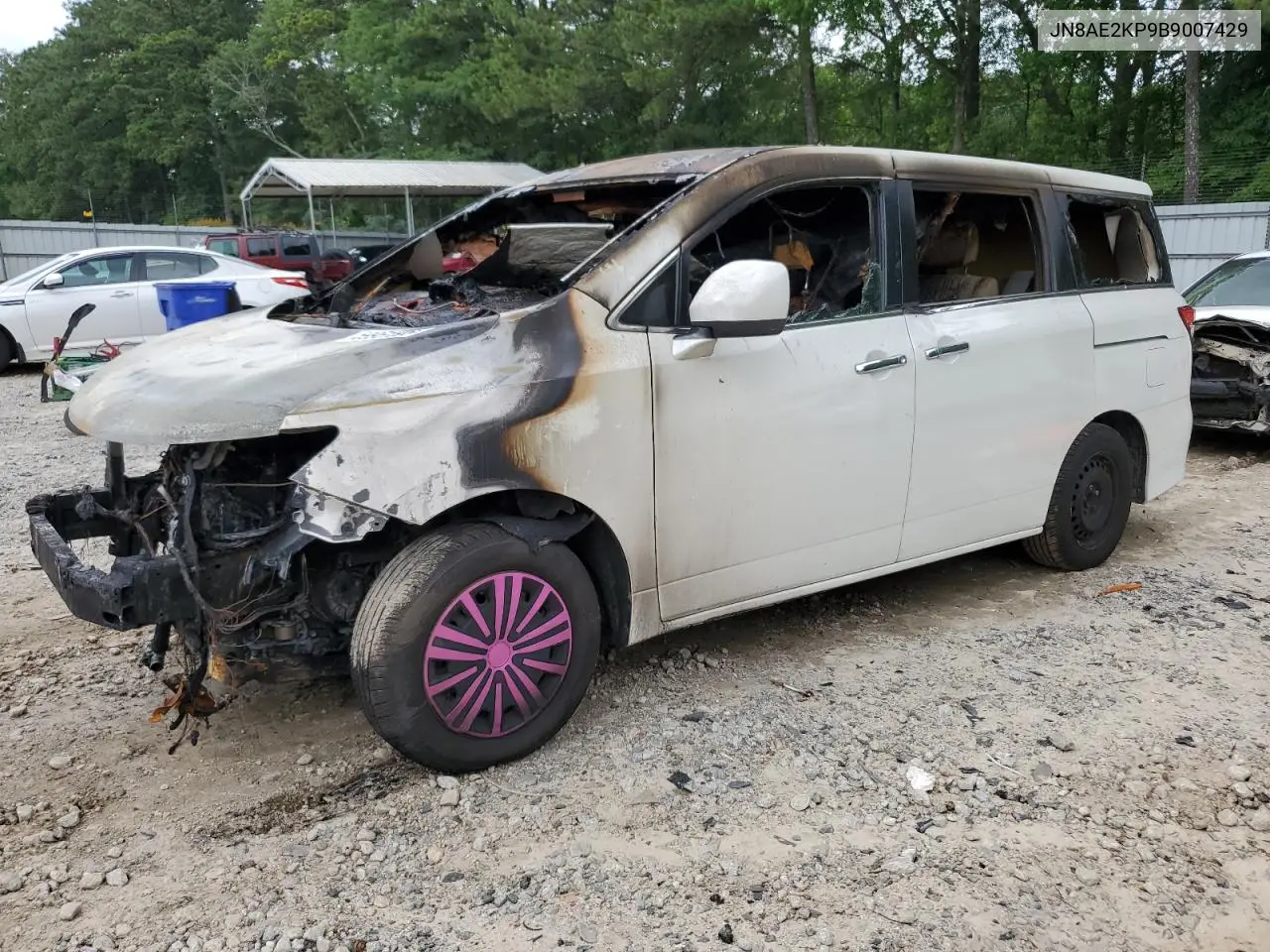 2011 Nissan Quest S VIN: JN8AE2KP9B9007429 Lot: 59951585
