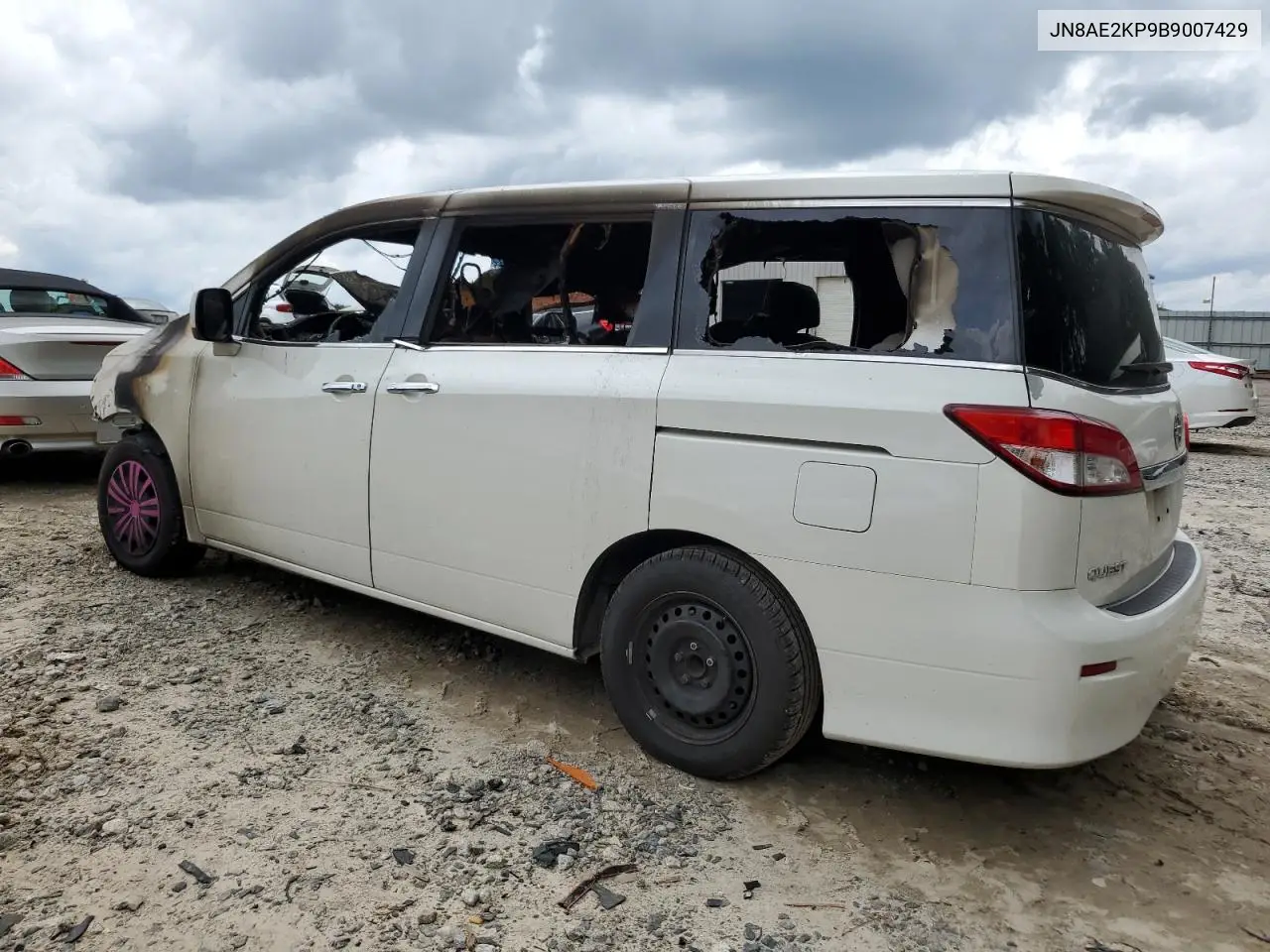 2011 Nissan Quest S VIN: JN8AE2KP9B9007429 Lot: 59951585