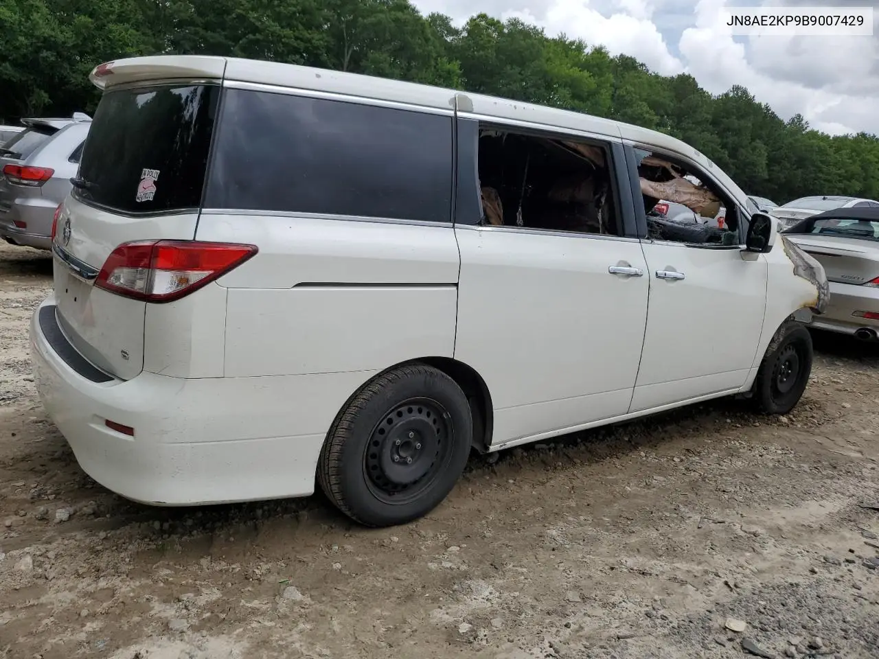 2011 Nissan Quest S VIN: JN8AE2KP9B9007429 Lot: 59951585