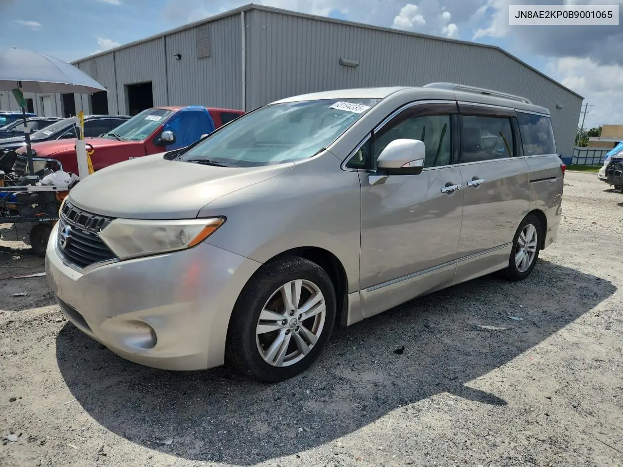 2011 Nissan Quest S VIN: JN8AE2KP0B9001065 Lot: 63194335