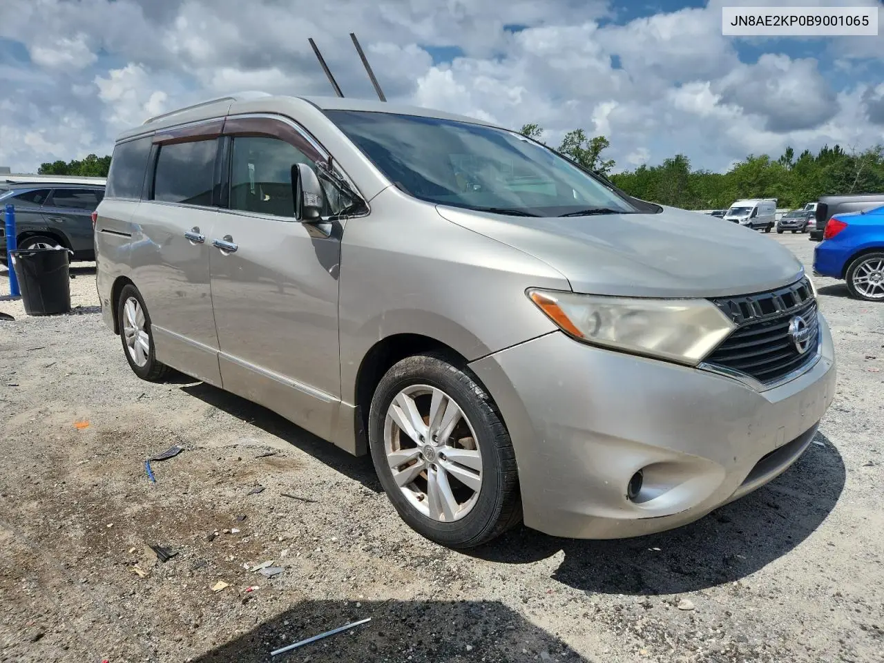 2011 Nissan Quest S VIN: JN8AE2KP0B9001065 Lot: 63194335