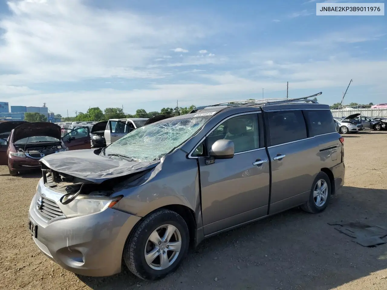 2011 Nissan Quest S VIN: JN8AE2KP3B9011976 Lot: 63210875