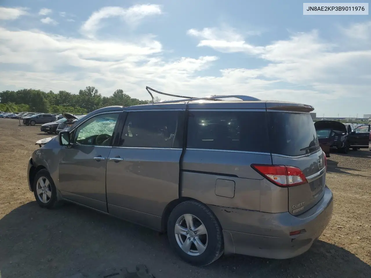 2011 Nissan Quest S VIN: JN8AE2KP3B9011976 Lot: 63210875