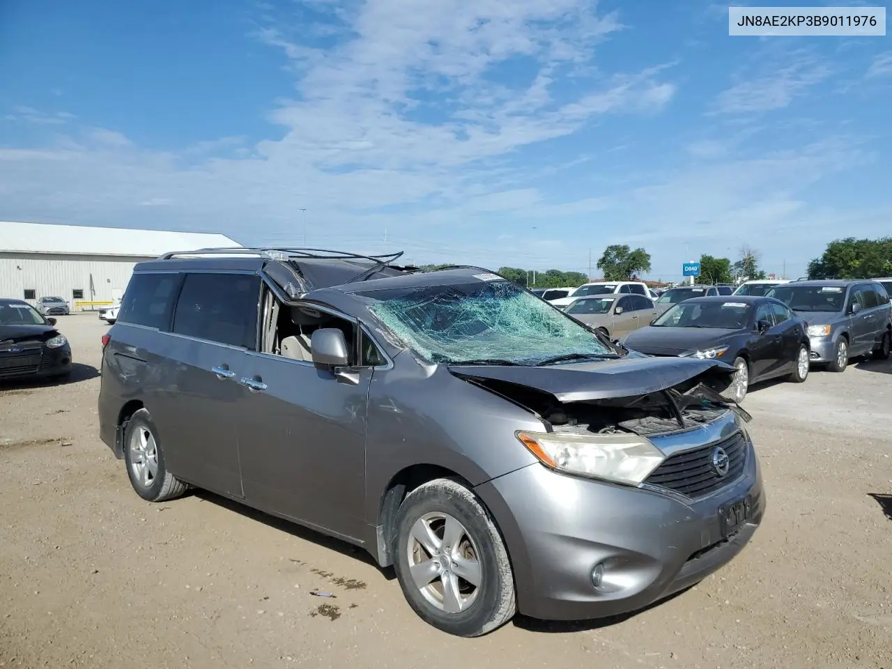 2011 Nissan Quest S VIN: JN8AE2KP3B9011976 Lot: 63210875