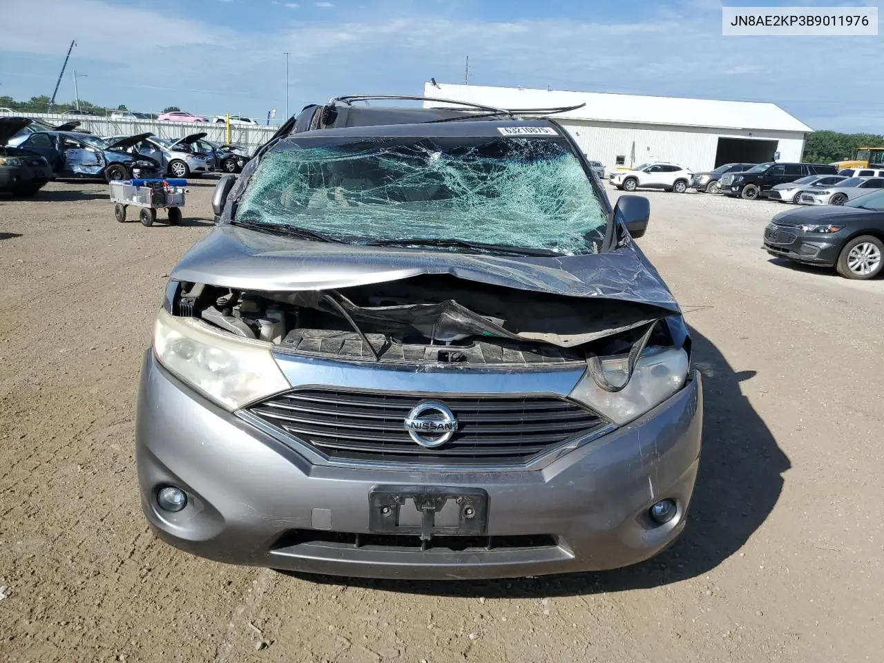 2011 Nissan Quest S VIN: JN8AE2KP3B9011976 Lot: 63210875