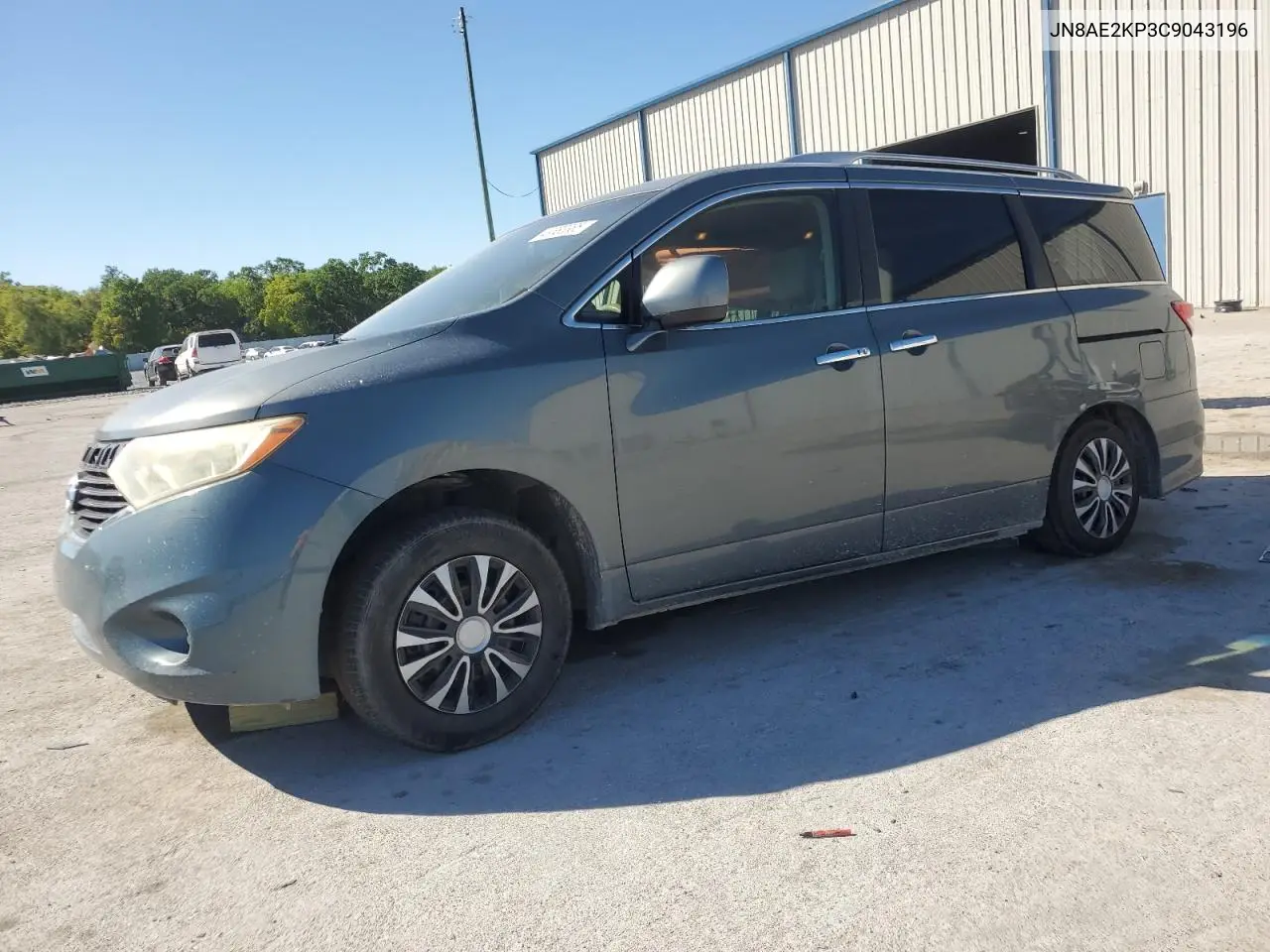 2012 Nissan Quest S VIN: JN8AE2KP3C9043196 Lot: 49583365