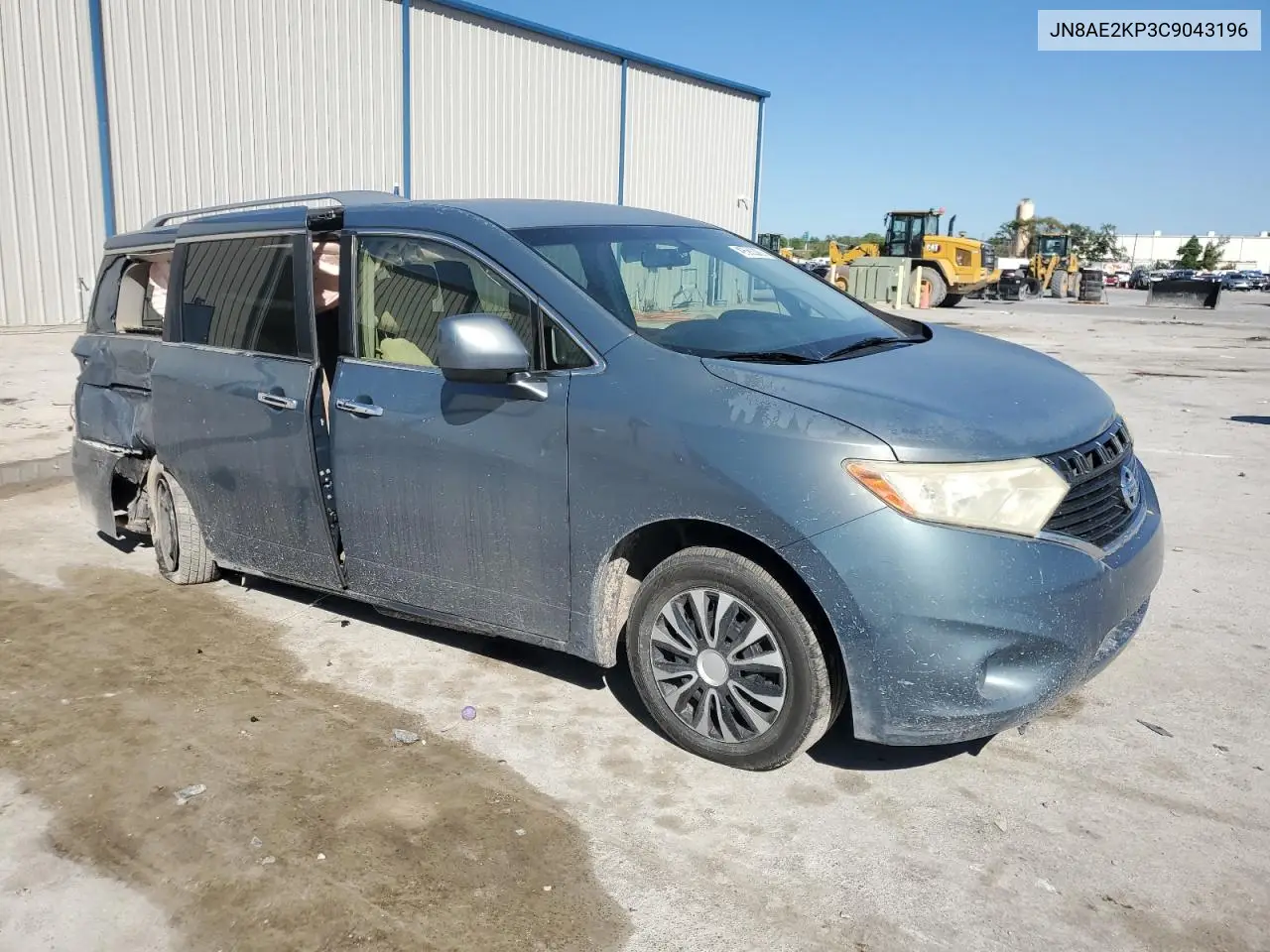 2012 Nissan Quest S VIN: JN8AE2KP3C9043196 Lot: 49583365