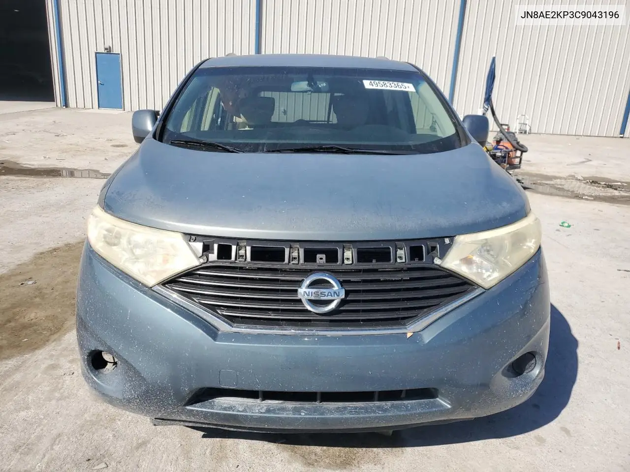 2012 Nissan Quest S VIN: JN8AE2KP3C9043196 Lot: 49583365
