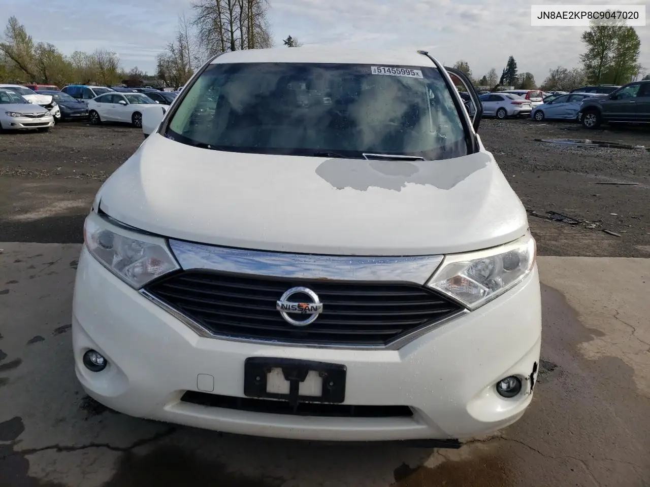 2012 Nissan Quest S VIN: JN8AE2KP8C9047020 Lot: 51455995