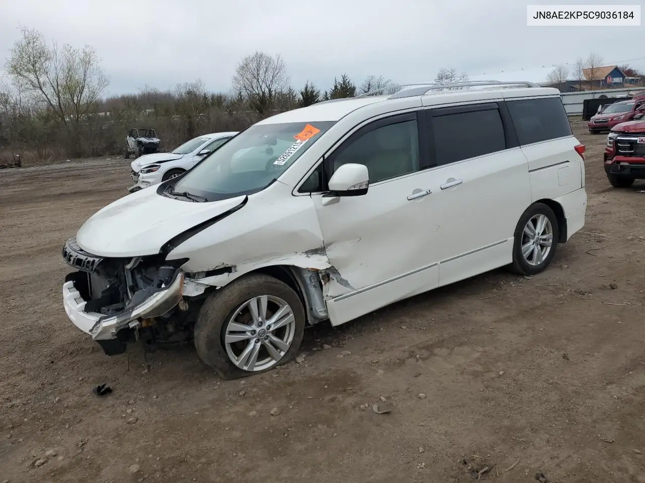 2012 Nissan Quest S VIN: JN8AE2KP5C9036184 Lot: 52691215