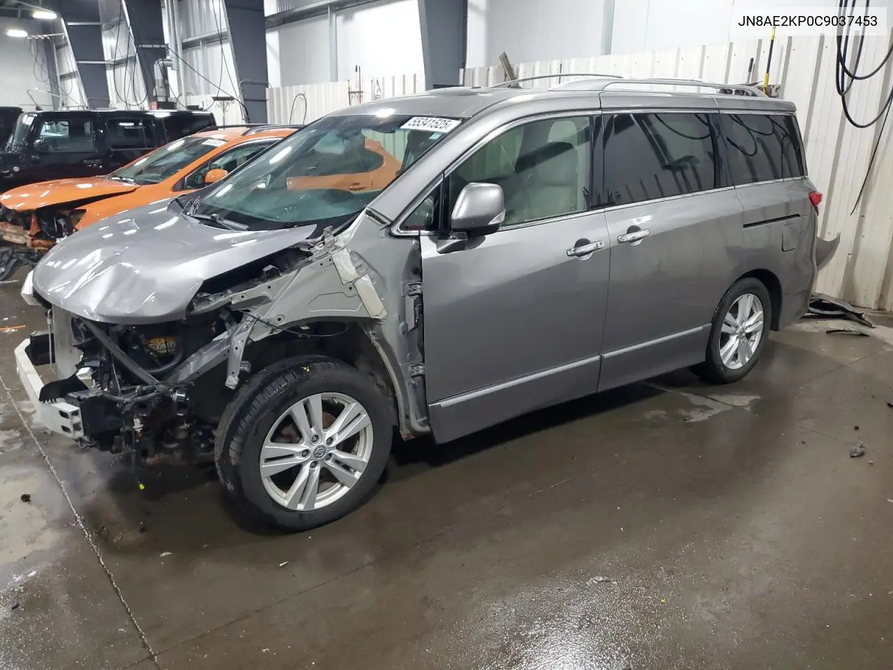 2012 Nissan Quest S VIN: JN8AE2KP0C9037453 Lot: 55341525