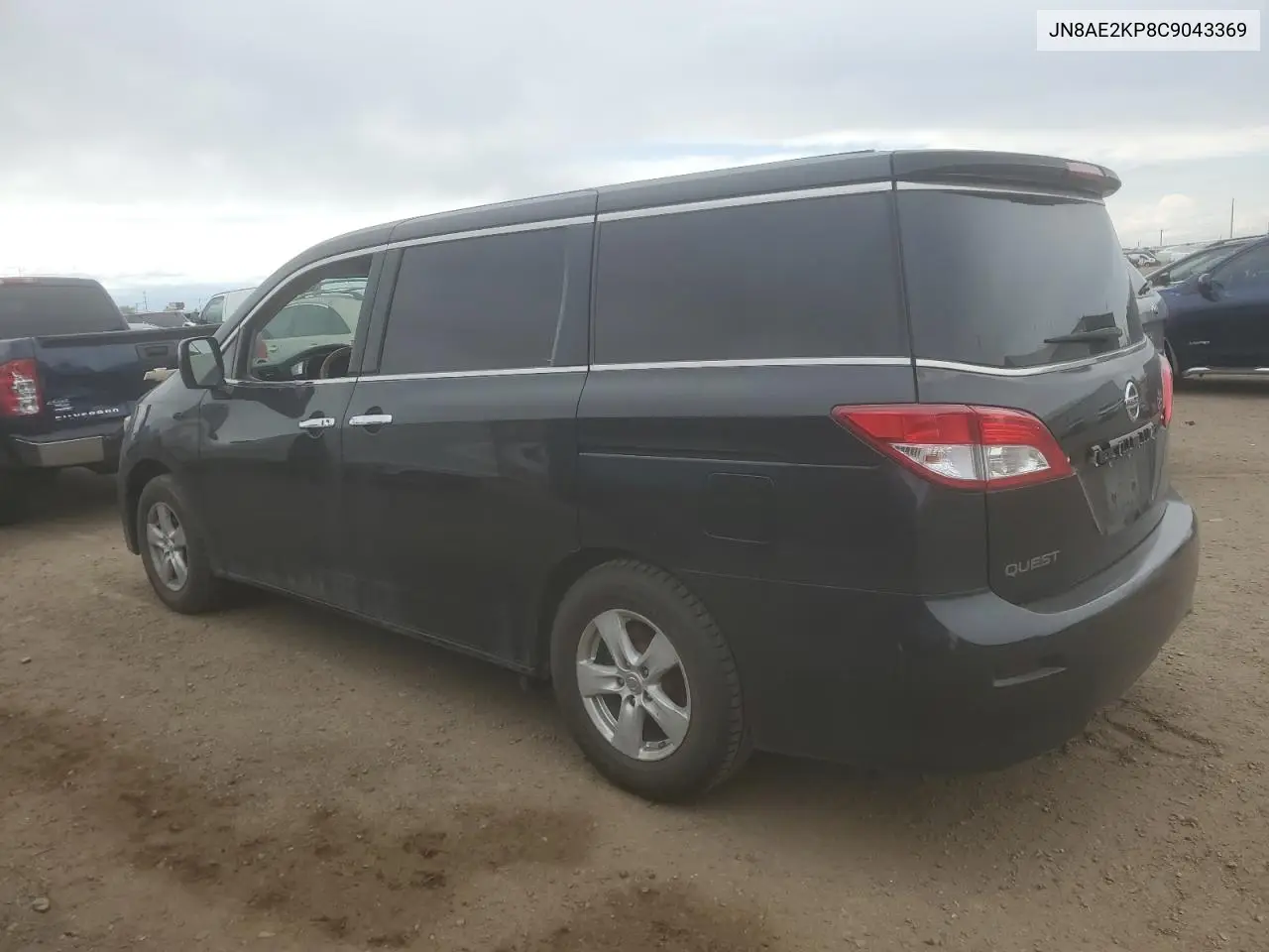 2012 Nissan Quest S VIN: JN8AE2KP8C9043369 Lot: 55880355