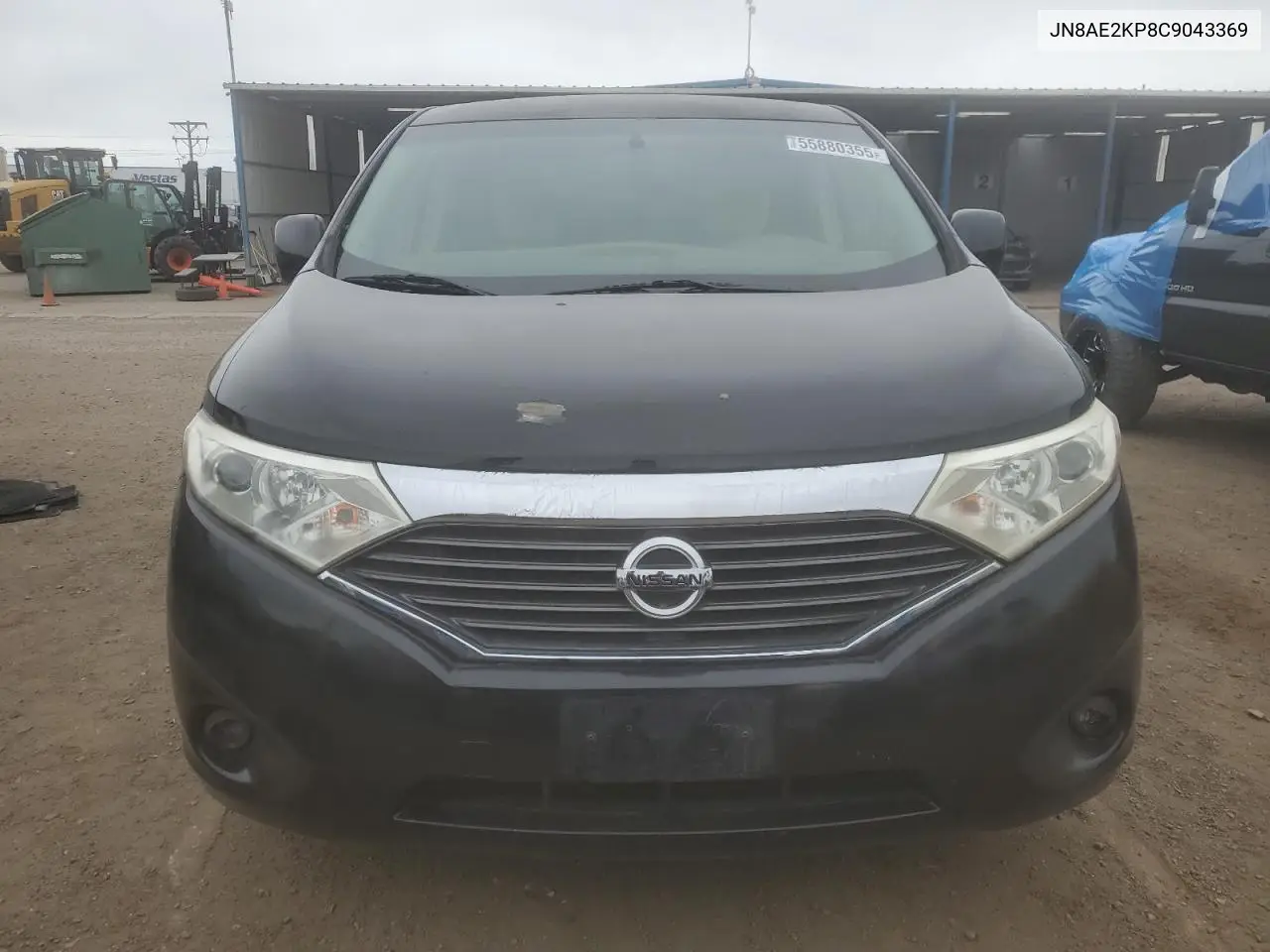 2012 Nissan Quest S VIN: JN8AE2KP8C9043369 Lot: 55880355