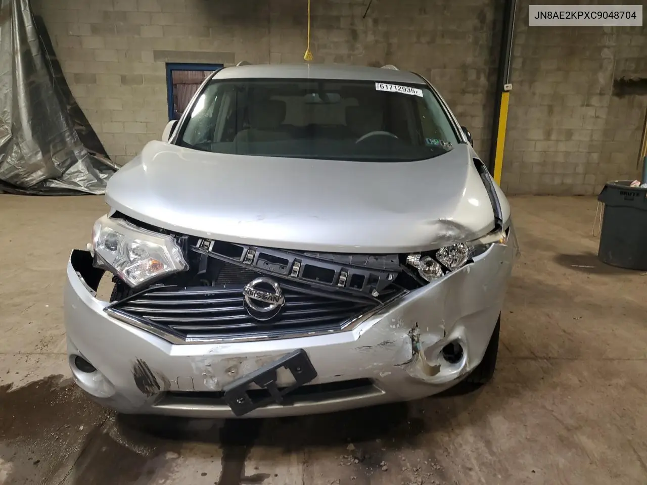2012 Nissan Quest S VIN: JN8AE2KPXC9048704 Lot: 61712935