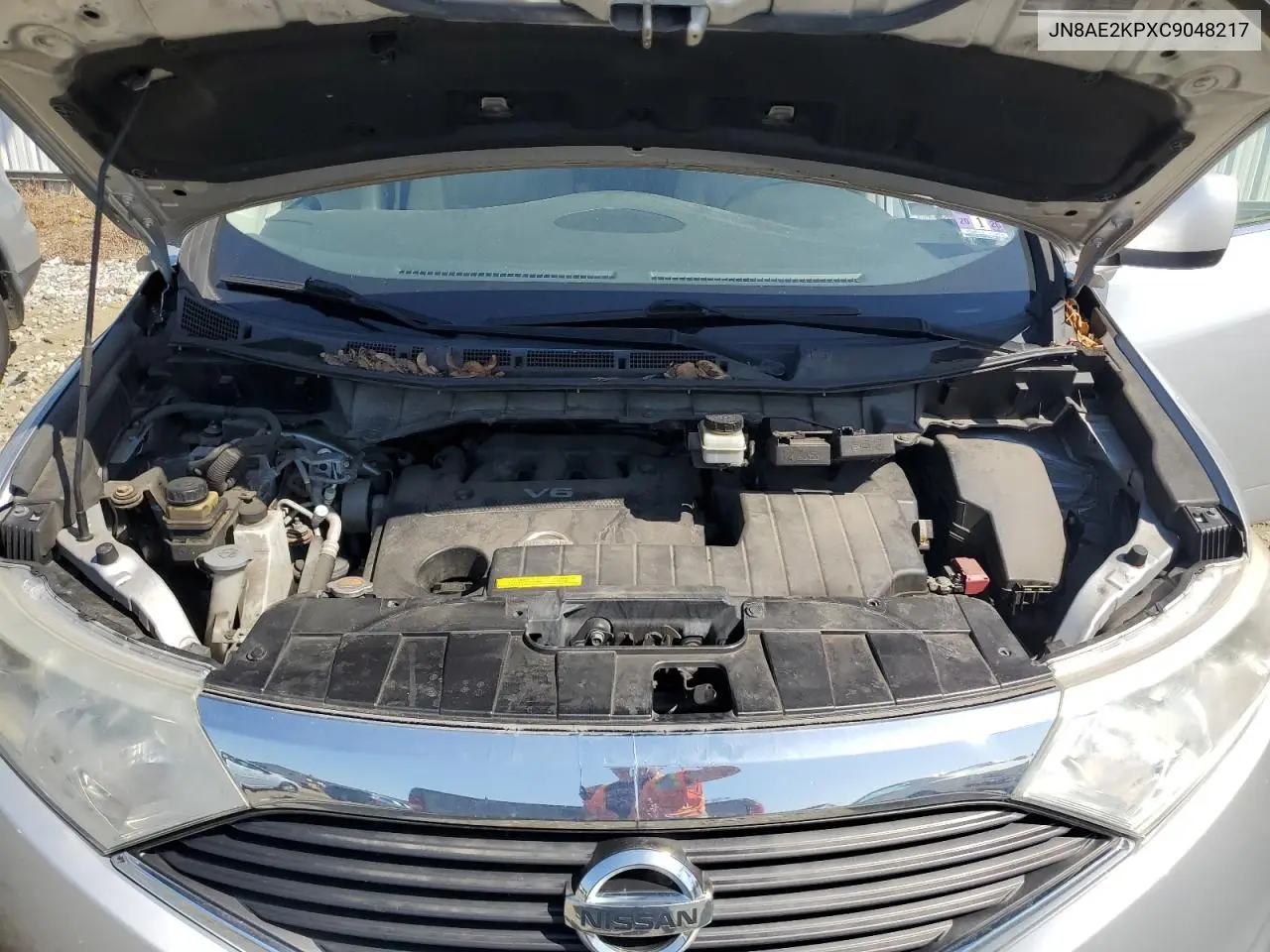 2012 Nissan Quest S VIN: JN8AE2KPXC9048217 Lot: 62212805