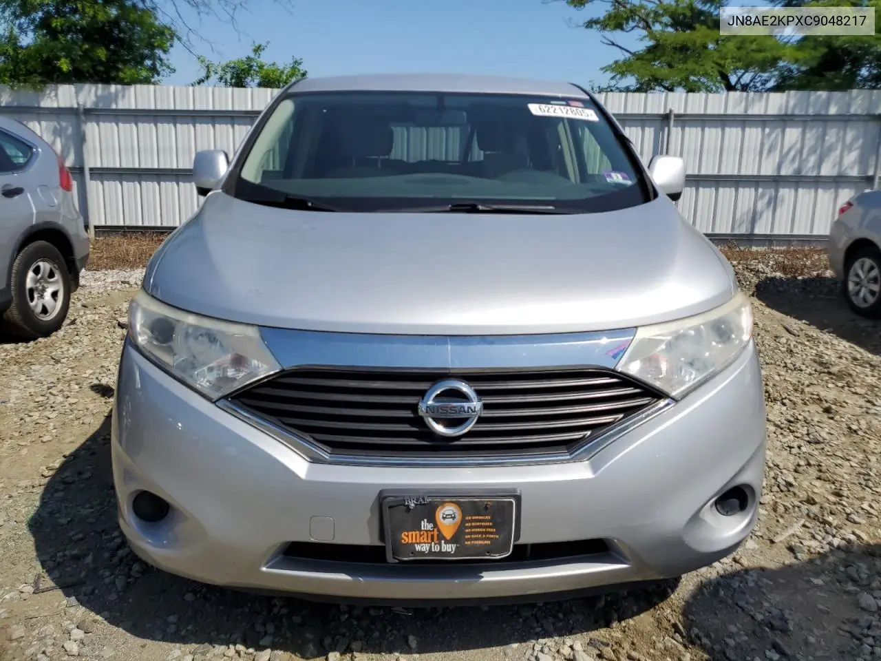 2012 Nissan Quest S VIN: JN8AE2KPXC9048217 Lot: 62212805