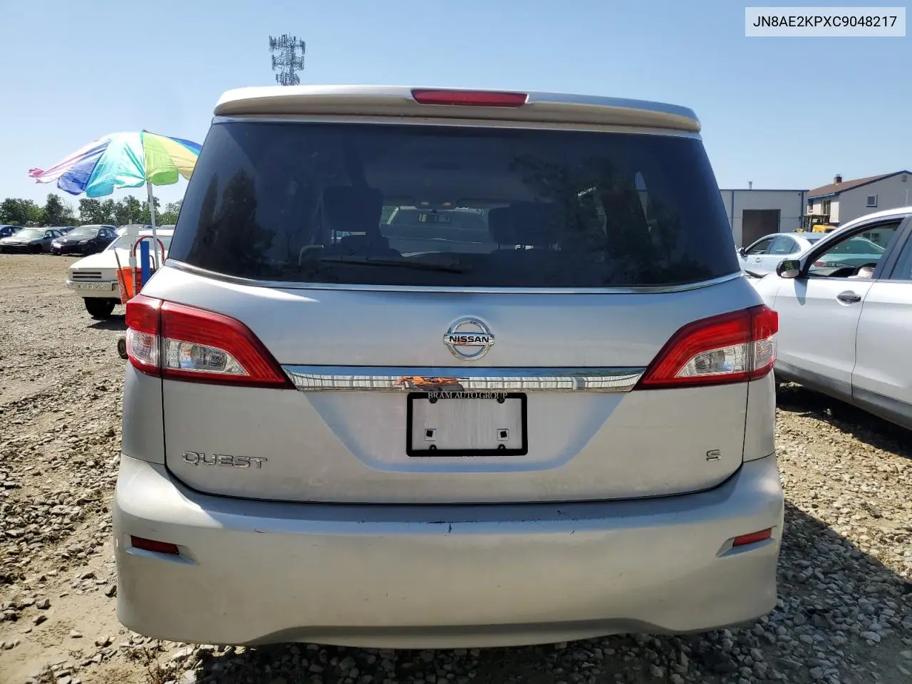 2012 Nissan Quest S VIN: JN8AE2KPXC9048217 Lot: 62212805
