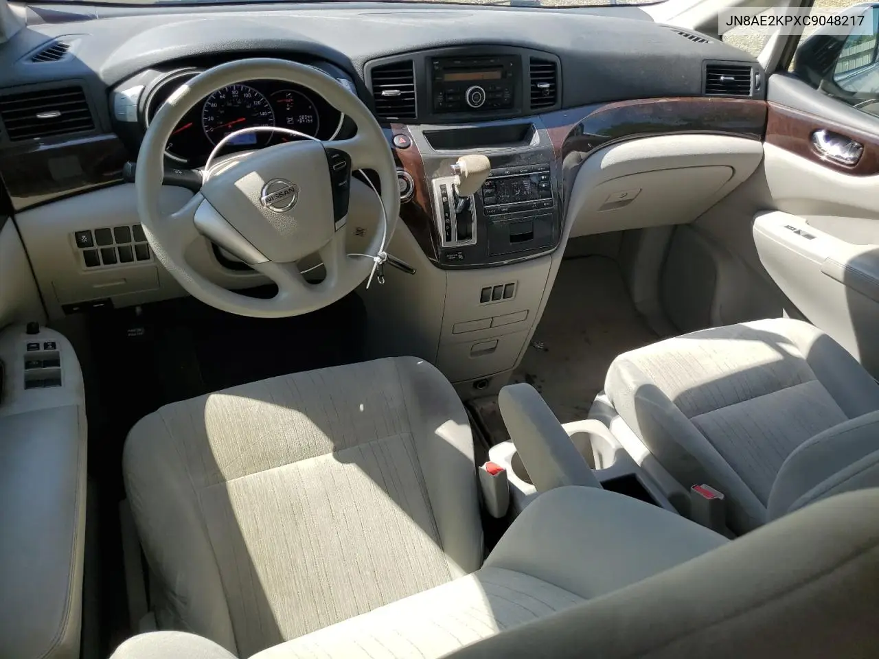 2012 Nissan Quest S VIN: JN8AE2KPXC9048217 Lot: 62212805