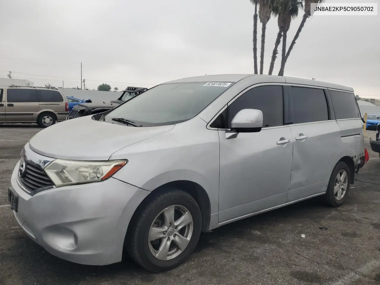 2012 Nissan Quest S VIN: JN8AE2KP5C9050702 Lot: 62407825