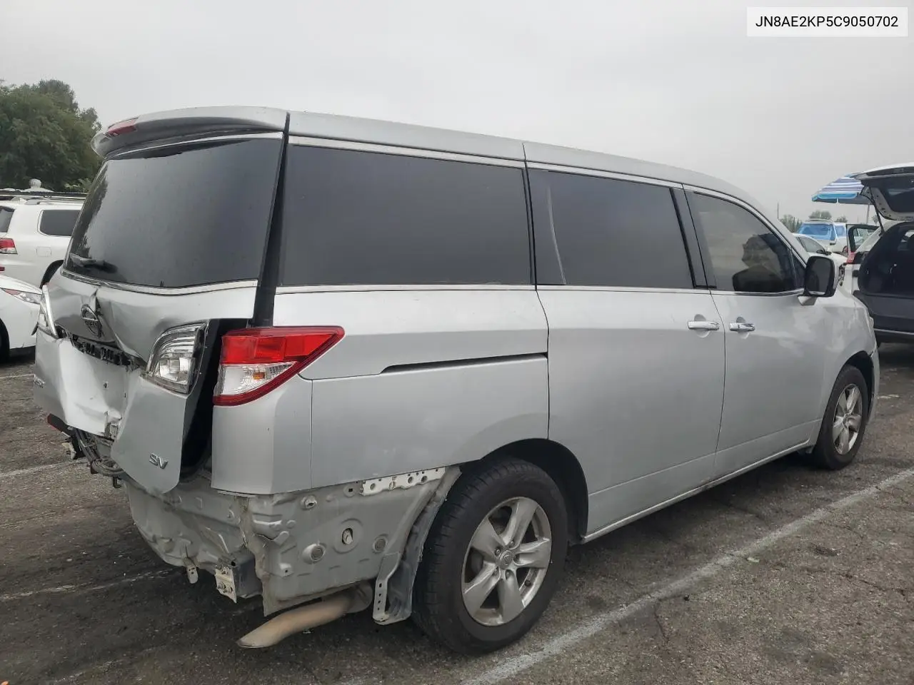 2012 Nissan Quest S VIN: JN8AE2KP5C9050702 Lot: 62407825