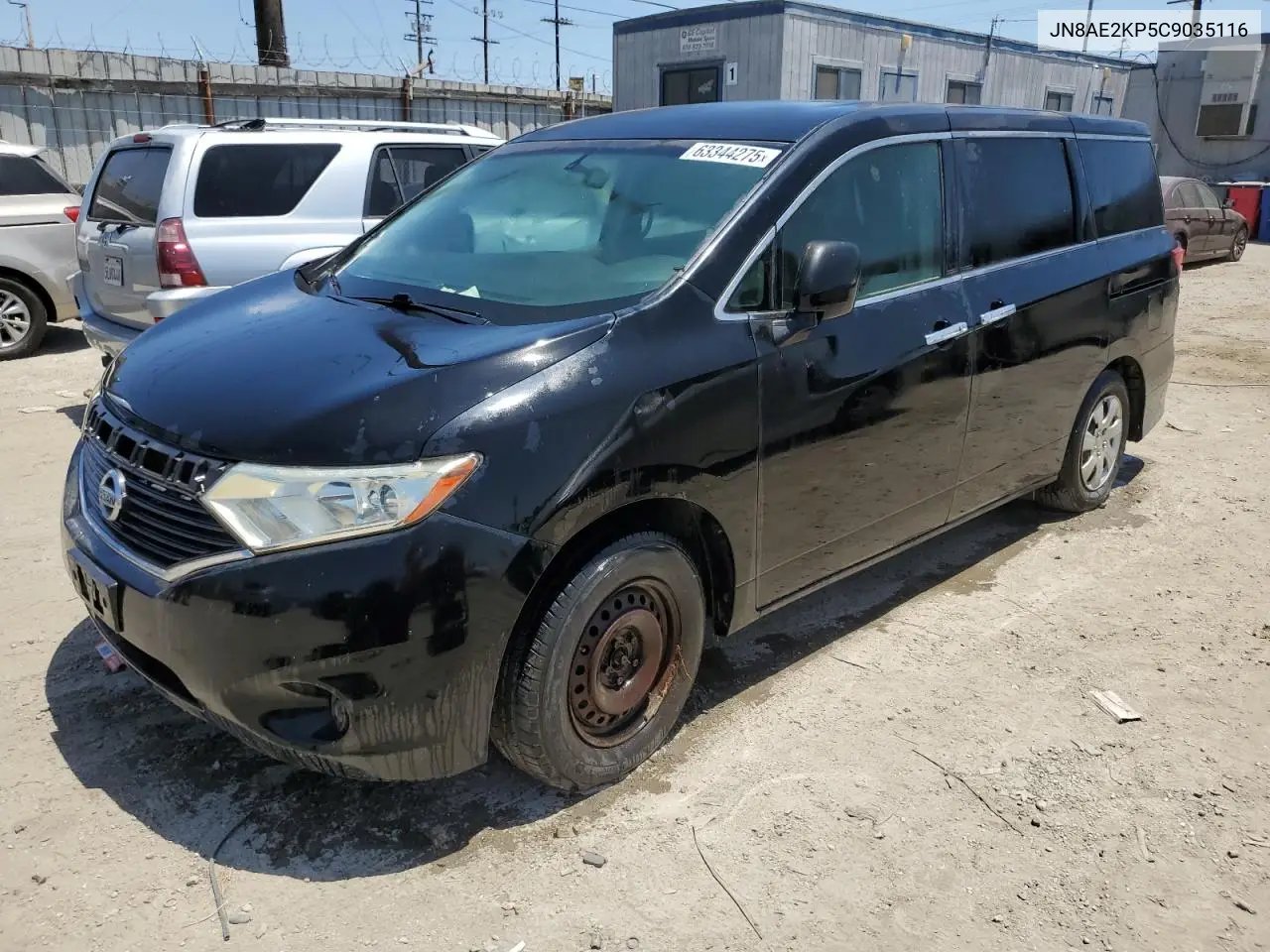 2012 Nissan Quest S VIN: JN8AE2KP5C9035116 Lot: 63344275
