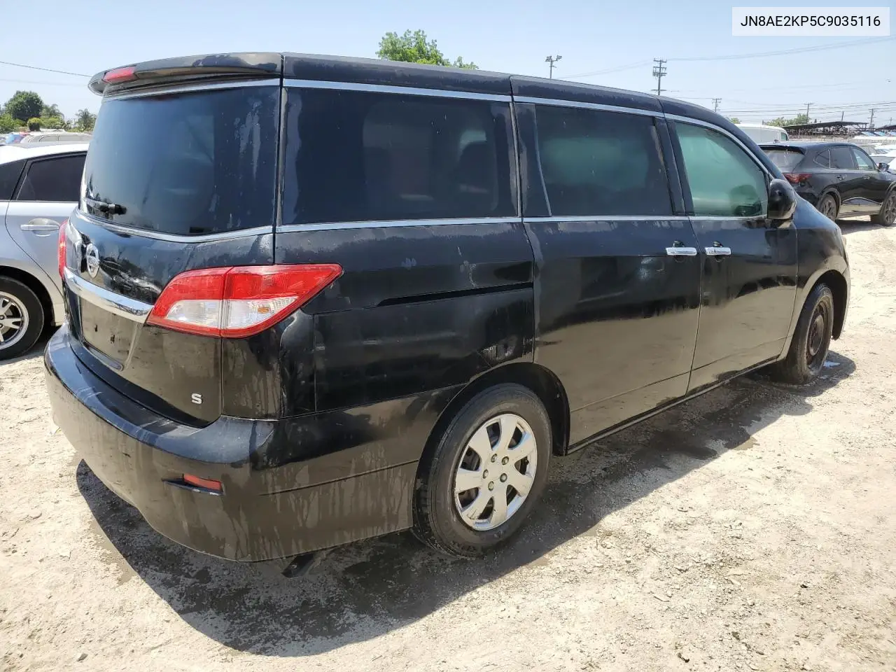 2012 Nissan Quest S VIN: JN8AE2KP5C9035116 Lot: 63344275