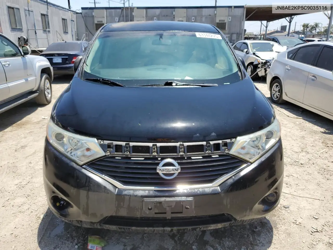 2012 Nissan Quest S VIN: JN8AE2KP5C9035116 Lot: 63344275