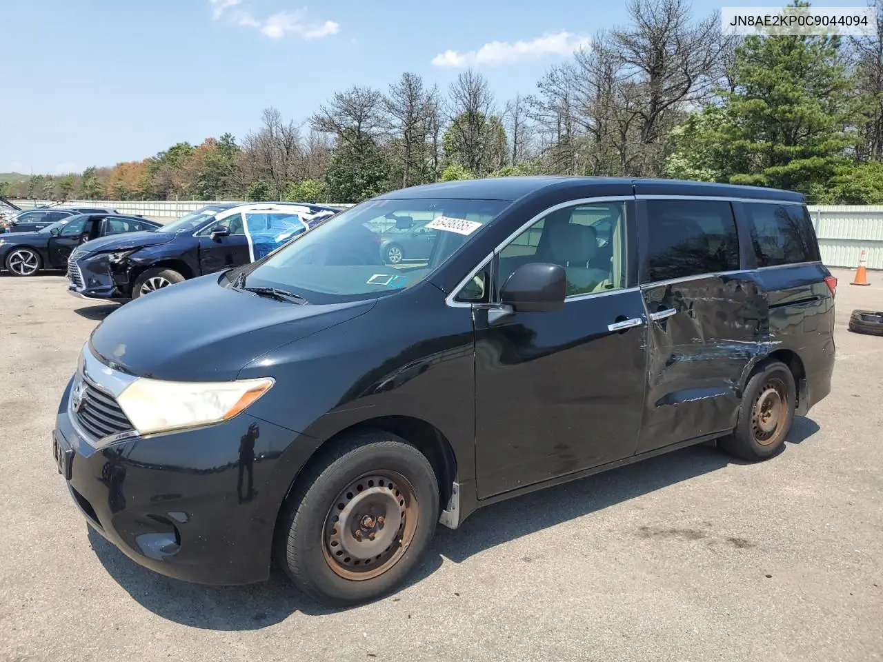 2012 Nissan Quest S VIN: JN8AE2KP0C9044094 Lot: 63498385