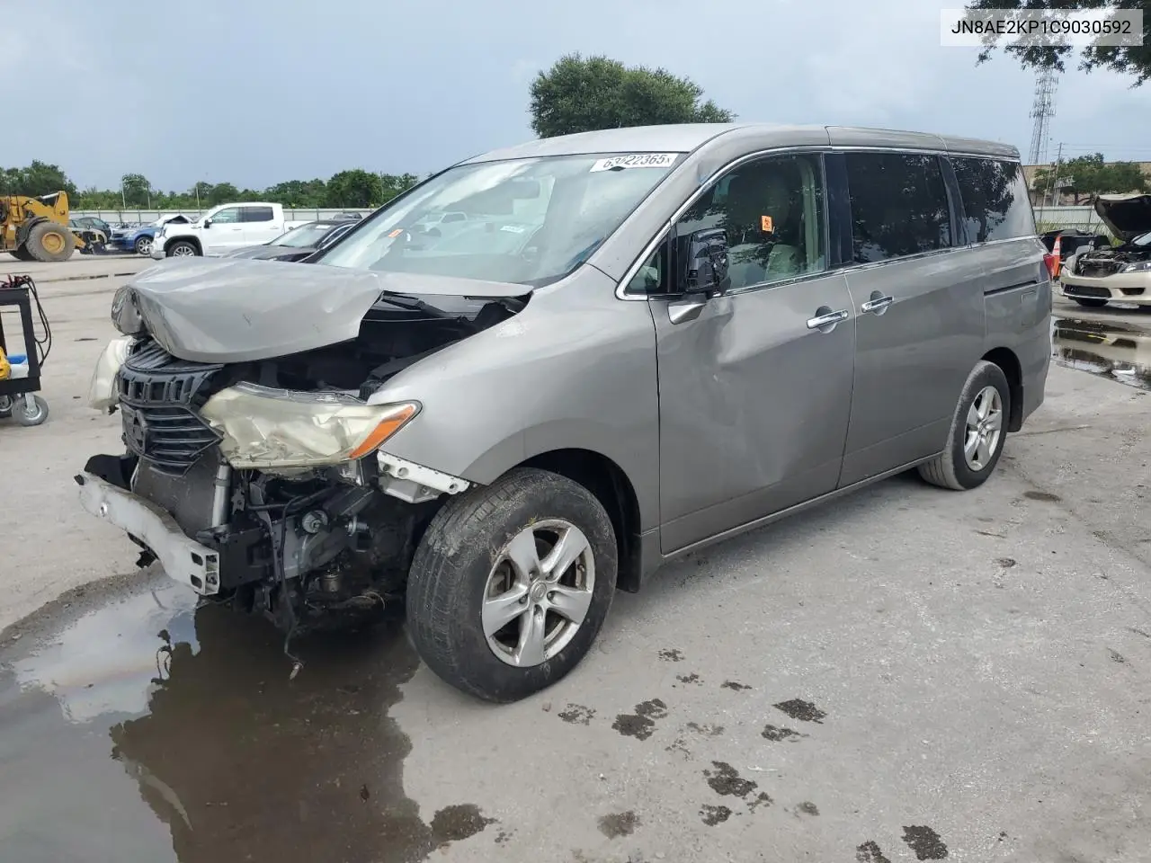 2012 Nissan Quest S VIN: JN8AE2KP1C9030592 Lot: 63622365