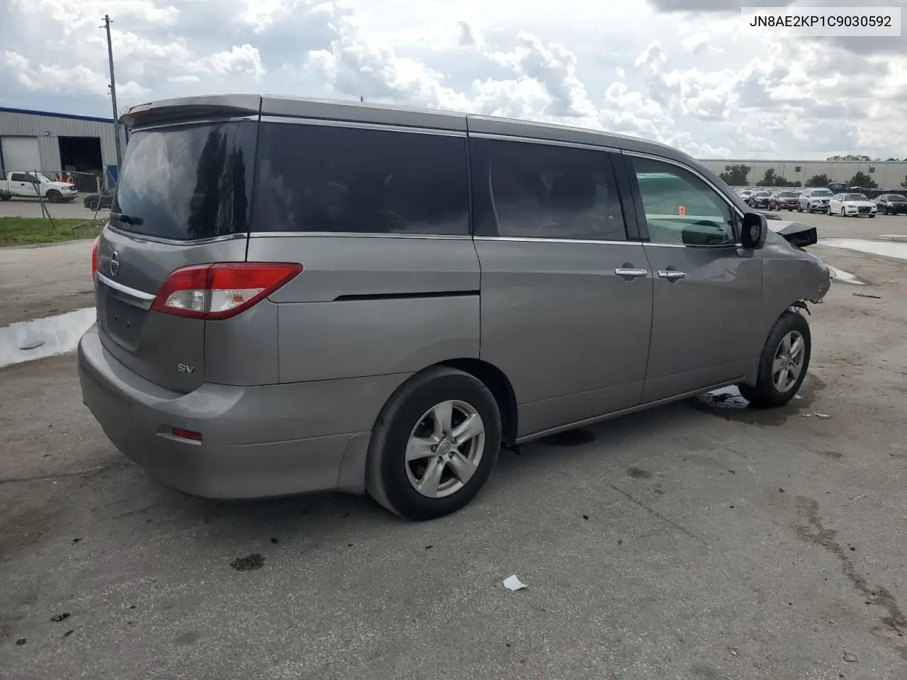 2012 Nissan Quest S VIN: JN8AE2KP1C9030592 Lot: 63622365