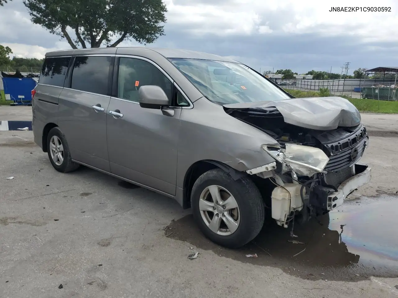 2012 Nissan Quest S VIN: JN8AE2KP1C9030592 Lot: 63622365