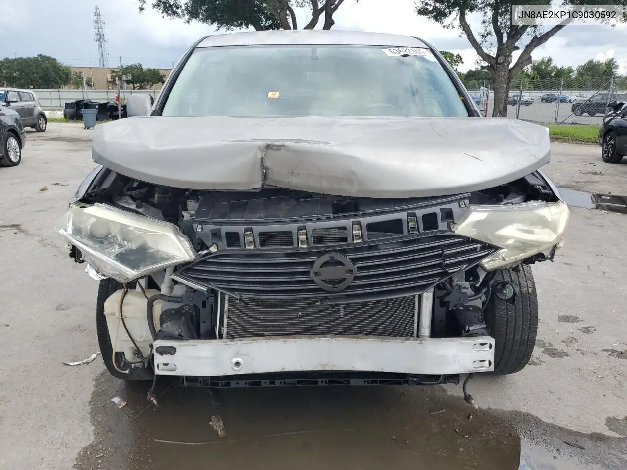 2012 Nissan Quest S VIN: JN8AE2KP1C9030592 Lot: 63622365